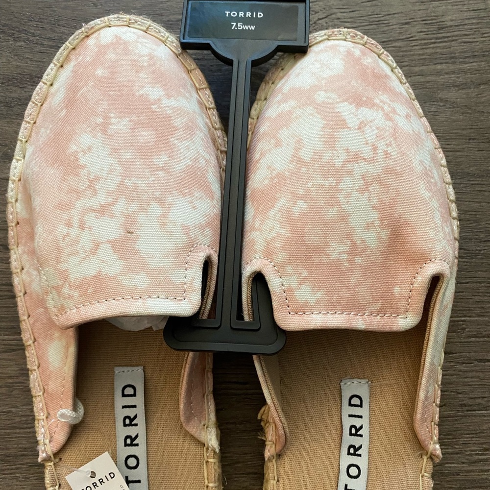 Torrid Tue-dye Espadrille mules